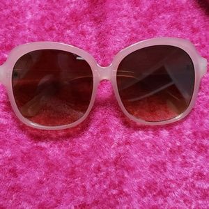 Oversized Pink Sunglasses